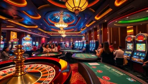 Experience the luxury of gambling with tập đoàn okwin at a vibrant casino filled with excitement.