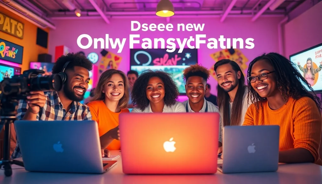 Engage and discover new OnlyFans creators in a vibrant digital space filled with creativity.