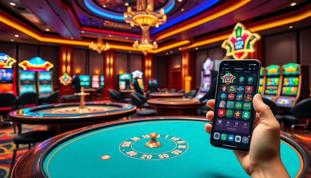 Experience thrilling gaming action at https://kp88.ink/ with vibrant casino tables and immersive atmosphere.