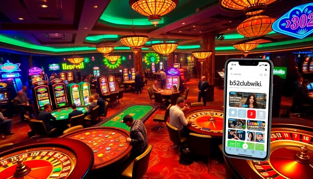 Experience thrilling gameplay at b52club. wiki with lively casino action and vibrant gaming atmosphere